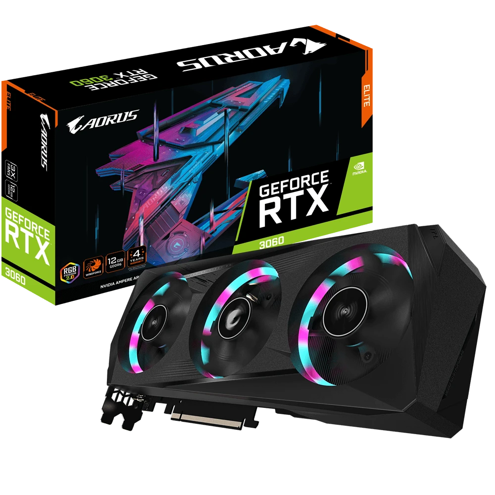 Gigabyte AORUS GeForce RTX 3060 ELITE 12G  (Rev. 1.0)